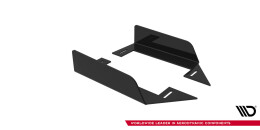 Seitenschweller Flaps für Mitsubishi Lancer EVO X schwarz Hochglanz