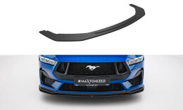 Street Pro Cup Spoilerlippe Front Ansatz passend für Ford Mustang GT Mk7 SCHWARZ