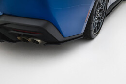 Street Pro Heck Ansatz Flaps Diffusor für Ford Mustang GT Mk7 schwarz