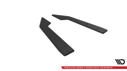 Street Pro Heck Ansatz Flaps Diffusor für Ford Mustang GT Mk7 schwarz