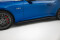 Street Pro Seitenschweller Ansatz Cup Leisten passend für Ford Mustang GT Mk7 SCHWARZ+ HOCHGLANZ FLAPS