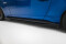 Street Pro Seitenschweller Ansatz Cup Leisten passend für Ford Mustang GT Mk7 SCHWARZ+ HOCHGLANZ FLAPS