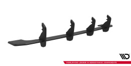 Street Pro Heckschürze Heck Ansatz Diffusor passend für Audi S8 D5 Facelift SCHWARZ