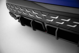 Street Pro Heckschürze Heck Ansatz Diffusor passend für Audi S3 Limousine 8Y Facelift SCHWARZ