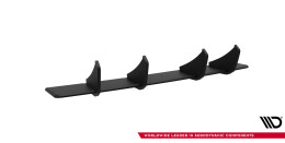 Street Pro Heckschürze Heck Ansatz Diffusor passend für Audi S3 Limousine 8Y Facelift SCHWARZ