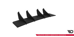 Street Pro Heckschürze Heck Ansatz Diffusor passend für Audi S3 Limousine 8Y Facelift SCHWARZ