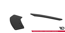 Street Pro Heck Ansatz Flaps Diffusor für Audi S3 Limousine 8Y Facelift SCHWARZ