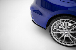 Street Pro Heck Ansatz Flaps Diffusor passend für Audi S3 Limousine 8Y Facelift SCHWARZ