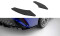 Street Pro Heck Ansatz Flaps Diffusor passend für Audi S3 Limousine 8Y Facelift SCHWARZ