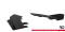 Street Pro Heck Ansatz Flaps Diffusor passend für Audi S3 Limousine 8Y Facelift ROT+ HOCHGLANZ FLAPS