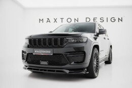 Cup Spoilerlippe Front Ansatz für Jeep Grand Cherokee Trailhawk Mk5 schwarz Hochglanz