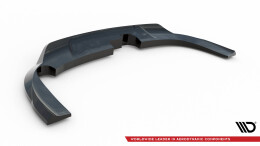 Mittlerer Cup Diffusor Heck Ansatz DTM Look passend für Jeep Grand Cherokee Trailhawk Mk5 schwarz Hochglanz