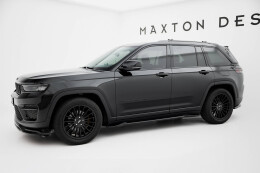 Street+ Seitenschweller Leisten passend für Jeep Grand Cherokee Trailhawk Mk5 schwarz Hochglanz