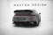 Mittlerer Cup Diffusor Heck Ansatz DTM Look für Porsche 911 Turbo S Sport Package 992 schwarz Hochglanz