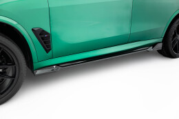 Carbon Fiber Seitenschweller Ansatz Leisten passend für BMW X5 M F95 FL