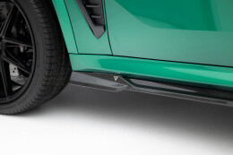 Carbon Fiber Seitenschweller Ansatz Leisten passend für BMW X5 M F95 FL