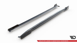 Carbon Fiber Seitenschweller Ansatz Leisten passend für BMW X5 M F95 FL