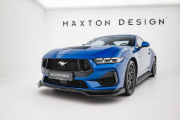 Cup Spoilerlippe Front Ansatz V.1 passend für Ford Mustang GT Mk7 schwarz Hochglanz