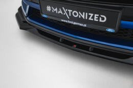 Cup Spoilerlippe Front Ansatz V.2 passend für Ford Mustang GT Mk7 schwarz Hochglanz