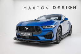 Cup Spoilerlippe Front Ansatz V.2 passend für Ford Mustang GT Mk7 schwarz Hochglanz