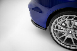 Street+ Heck Ansatz Flaps V.1 passend für Audi S3 Limousine 8Y FL schwarz Hochglanz