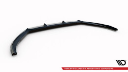 Cup Spoilerlippe Front Ansatz V.1 passend für Ford Focus Vignale Mk4 schwarz Hochglanz