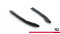 Heck Ansatz Flaps Diffusor passend für Audi S8 D5 Facelift schwarz Hochglanz