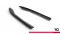 Heck Ansatz Flaps Diffusor passend für Audi S8 D5 Facelift schwarz Hochglanz