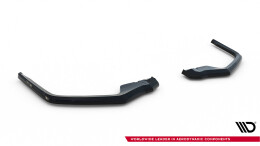 Mittlerer Cup Diffusor Heck Ansatz passend für Honda Civic Sport Mk 10 schwarz Hochglanz