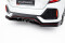 Mittlerer Cup Diffusor Heck Ansatz passend für Honda Civic Sport Mk 10 schwarz Hochglanz