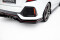 Mittlerer Cup Diffusor Heck Ansatz passend für Honda Civic Sport Mk 10 schwarz Hochglanz