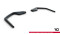 Mittlerer Cup Diffusor Heck Ansatz passend für Honda Civic Sport Mk 10 schwarz Hochglanz