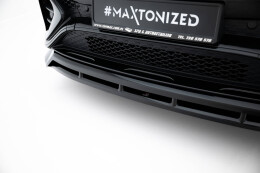 Cup Spoilerlippe Front Ansatz passend für Mercedes-AMG GLE 53 SUV / Coupe W167 Facelift / C167 Facelift schwarz Hochglanz
