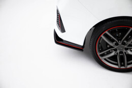 Street Pro Heck Ansatz Flaps Diffusor V.2 passend für Honda Civic Sport Mk 10 Facelift ROT