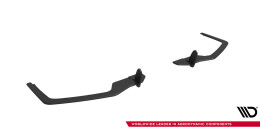 Street Pro Heck Ansatz Flaps Diffusor V.2 passend für Honda Civic Sport Mk 10 Facelift ROT