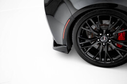 Mittlerer Cup Diffusor Heck Ansatz DTM Look passend für Chevrolet Corvette Z06 C7 schwarz Hochglanz