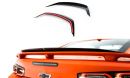 Heck Spoiler Aufsatz Abrisskante passend für Chevrolet Camaro SS Mk6 Facelift schwarz Hochglanz
