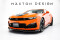 Cup Spoilerlippe Front Ansatz V.1 passend für Chevrolet Camaro SS Mk6 Facelift schwarz Hochglanz