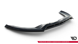 Cup Spoilerlippe Front Ansatz passend für Mercedes-Benz GLA 45 AMG Off-roader X156 schwarz Hochglanz