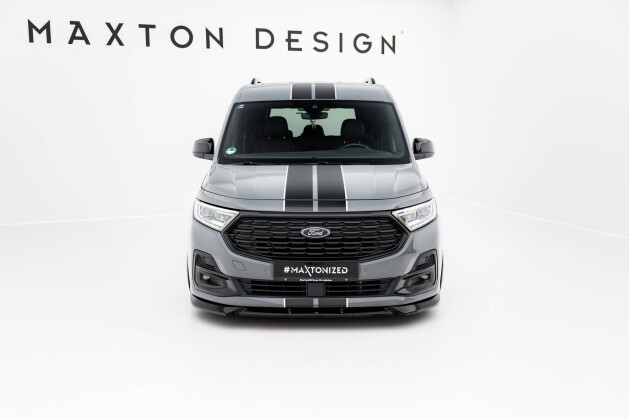 Cup Spoilerlippe Front Ansatz passend für Ford Transit Connect Mk3 schwarz Hochglanz