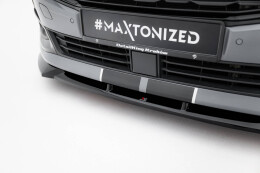Cup Spoilerlippe Front Ansatz passend für Ford Transit Connect Mk3 schwarz Hochglanz