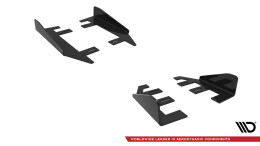 Seitenschweller Flaps für BMW 4er Coupe / Gran Coupe / Cabrio M-Paket F32 / F36 / F33  schwarz Hochglanz