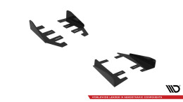 Seitenschweller Flaps passend für BMW 4er Coupe / Gran Coupe / Cabrio M-Paket F32 / F36 / F33 schwarz Hochglanz