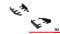 Seitenschweller Flaps passend für BMW 4er Coupe / Gran Coupe / Cabrio M-Paket F32 / F36 / F33 FLAPS HOCHGLANZ