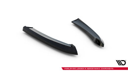 Heck Ansatz Flaps Diffusor V.2 für Mazda 6 Mk3 Facelift schwarz Hochglanz