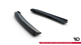 Heck Ansatz Flaps Diffusor V.2 für Mazda 6 Mk3 Facelift schwarz Hochglanz