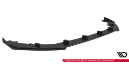 Street Pro Spoilerlippe Front Ansatz + Flaps passend für Audi RS5 Coupe / Sportback F5 schwarz Hochglanz
