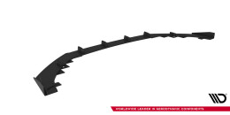 Street Pro Spoilerlippe Front Ansatz + Flaps passend für Audi RS5 Coupe / Sportback F5 schwarz Hochglanz