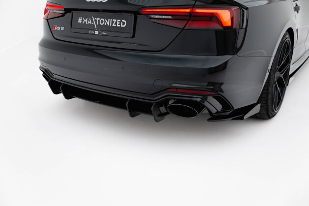 Street Pro Heckschürze Heck Ansatz Diffusor für Audi RS5 Coupe / Sportback F5 ROT