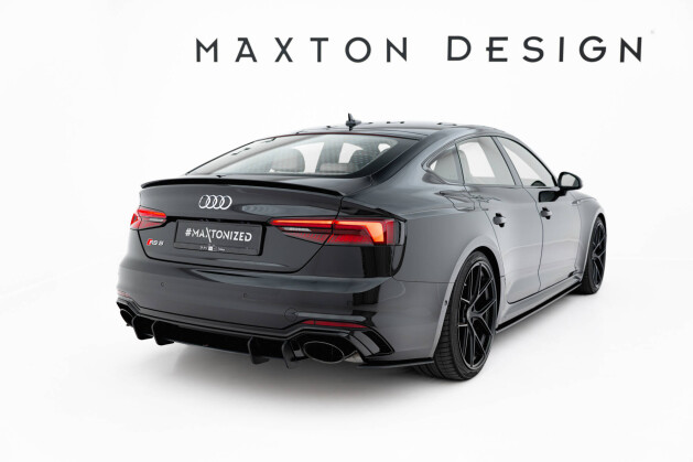 Street Pro Heck Ansatz Flaps Diffusor für Audi RS5 Sportback F5 ROT